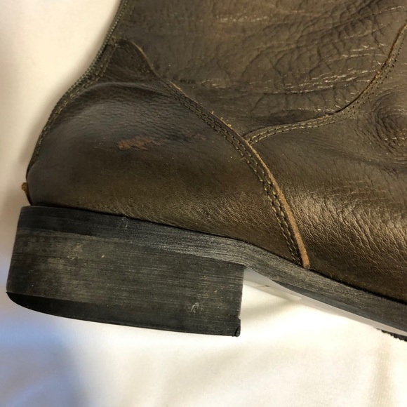 Miz Mooz Green Leather Boots - Picture 12 of 15